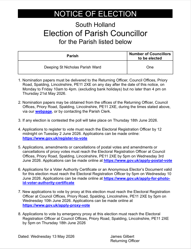 Dsn election notice 13 05 26