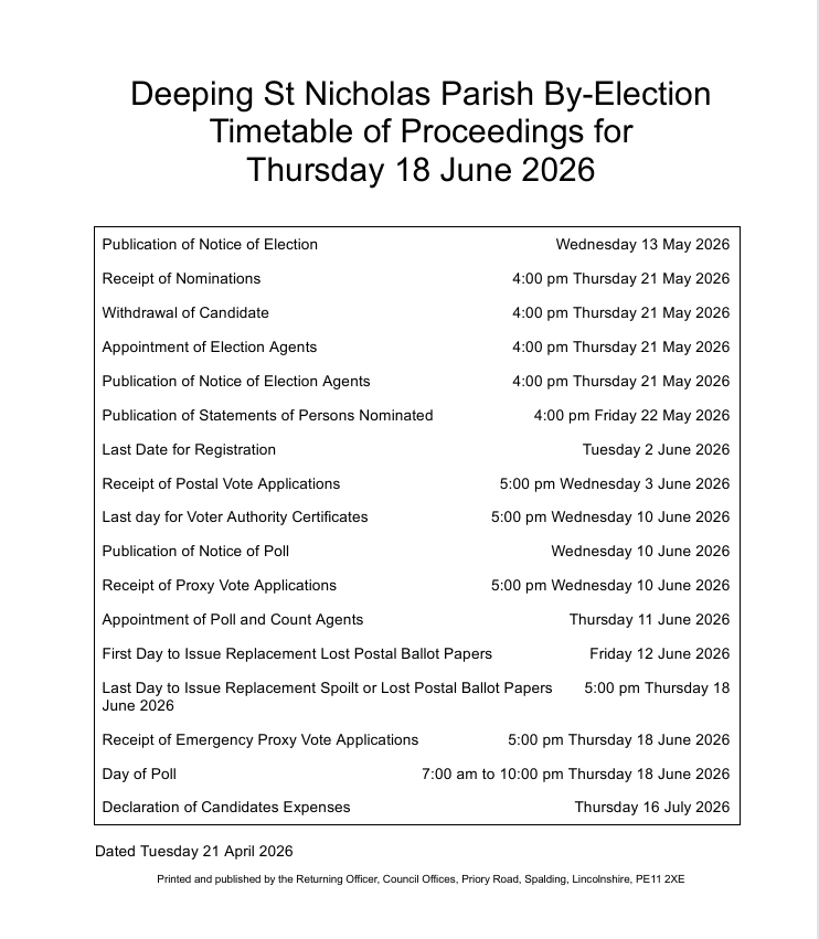 Dsn election timetable 13 05 26